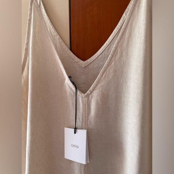 Linen Maxi Dress in Natural by Onia - Picture 8 of 13